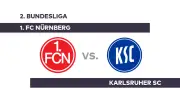 1. FC Nürnberg gegen Karlsruher SC: Gleichstarke Konkurrenten im 2. Bundesliga-Duell
