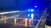 B110 bei Jarmen voll gesperrt: Überflutung verwandelt Bundesstraße in Wasserstraße