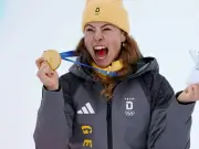 Daniela Maier: Rote Zunge, goldene Medaille bei Olympia im Skicross