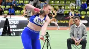 Emily Scherf verteidigt souverän U20-Hallenmeistertitel im Kugelstoßen