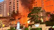 Explosion und Feuer auf Dubais Palmeninsel: Hotel in Flammen, deutsche Prominente berichten