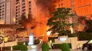 Feuer im Fairmont Hotel Dubai: Möglicherweise durch iranische Drohnen-Trümmer verursacht