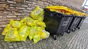 Gelbe Säcke in Sangerhausen: Verpackungsmüll übers Wochenende wird zum Problem