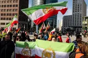 Iran-Demo in Berlin: Rund 1.600 Teilnehmer - deutlich weniger als angemeldet