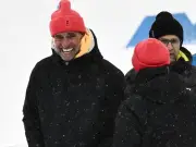 Jürgen Klopp als Biathlon-Fan in Antholz: Prominenter Gast begeistert Athleten