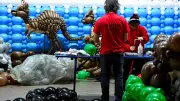 Luftballonwelten in München: Über 500.000 Ballons formen monumentale Kunstwerke