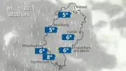Regen und Wolken für Frankfurt und Wiesbaden: Wetterprognose für Hessen