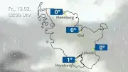 Regen- und Wolkenfilm für Norddeutschland: Wetterprognose für Hamburg und Schleswig-Holstein