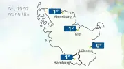 Regen und Wolkenfilm für Nordsee und Ostseeküste: Wettervorhersage für Hamburg und Schleswig-Holstein