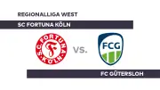 Regionalliga West: Fortuna Köln empfängt FC Gütersloh zum Spitzenspiel