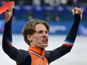 Shorttrack: Drittes Olympia-Gold für Niederländer Jens van ’t Wout in Mailand-Cortina