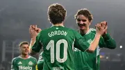 Tor-Show in Aserbaidschan: Newcastle-Stürmer Gordon trifft viermal in einer Halbzeit