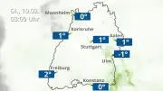 Wetterprognose für Baden-Württemberg: Regen- und Wolkenfilm für 36 Stunden