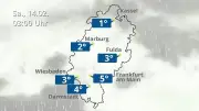 Wetterprognose für Hessen: Regen und Wolken über Frankfurt und Wiesbaden