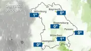 Wettervorhersage für Bayern: Wolken, Regen und Temperaturen in sechs Städten