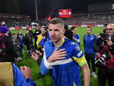 Bosnien feiert historischen WM-Einzug: Dzeko-Verletzung überschattet Sieg gegen Italien