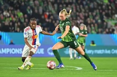 Champions League: Wolfsburgs Fußballerinnen bezwingen Lyon im Viertelfinal-Hinspiel