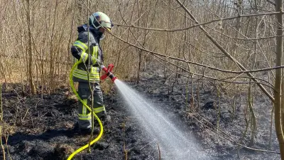 Feuerwehr Aschersleben im Dauereinsatz: Erneut Großbrand auf der Alten Burg