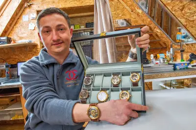 Handwerk im Burgenlandkreis: Naumburgs neuer Uhrmacher-Meister mit eigener Kollektion