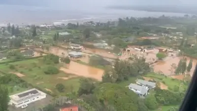 Hawaii kämpft gegen Jahrhundertfluten: Tausende auf der Flucht vor Wassermassen