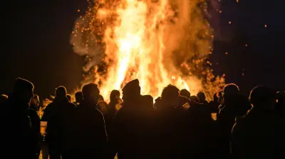 Osterfeuer im Mansfelder Land: Traditionelles Brauchtum mit zahlreichen Terminen
