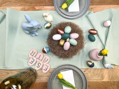 Ostertrends 2026: Neon, Metalltöne und kreative Dekoideen rund ums Ei