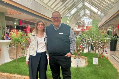 Osterwettbewerb im Dessauer Rathaus-Center: Grundschüler gestalten Eier-Deko