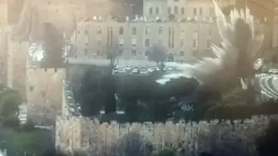 Raketenangriff auf Jerusalem: Einschlag in der Altstadt nahe heiliger Stätte