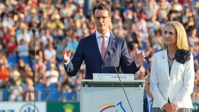 Reit-WM in Aachen als Olympia-Generalprobe: Wüst setzt auf NRW als Schlüsselstandort