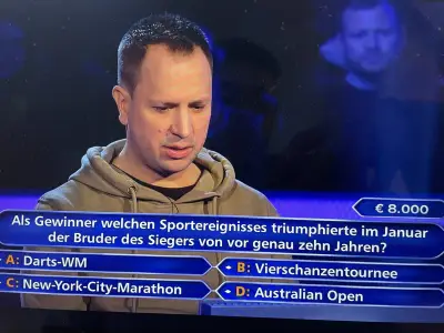 Sport-Frage bei „Wer wird Millionär?“: Kandidat gewinnt 32.000 Euro mit Brüder-Rätsel