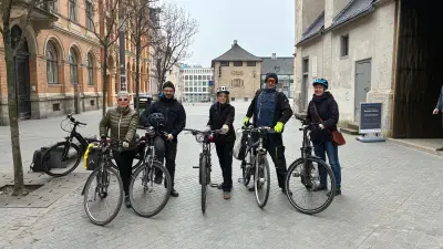 Superintendentin erkundet Saalekreis per Fahrrad: Pilgertour zu Gemeinden
