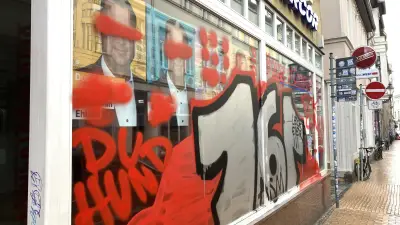 Vandalismus im Schweriner OB-Wahlkampf: Polizei registriert 19 Strafanzeigen