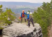 Bergwacht-Großübung wird real: Kletterin stürzt während Training in Sächsischer Schweiz ab