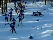 Biathlon-Weltcup: Kuriose Kollision! Voigt und Jeanmonnot stürzen nach unglücklichem Zusammenstoß