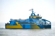 E-Katamaran startet zweite Saison: Elektrofähre pendelt wieder zwischen Norddeich und Norderney