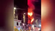 Großbrand in Glasgow: Hauptbahnhof nach Feuer in Geschäft komplett gesperrt