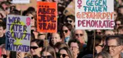 Massendemo in Berlin gegen digitale sexuelle Gewalt nach Vorwürfen gegen Christian Ulmen