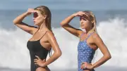 Neue Baywatch-Stars: Models Brooks Nader und Livvy Dunne trainieren für Kultserien-Reboot