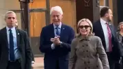 Orientierungslos in Manhattan: Clintons verzweifeln am New Yorker Zebrastreifen