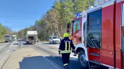 Schwerer Unfall auf der B187 bei Holzdorf: Sechs Feuerwehren nach Kollision im Einsatz