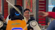 Tanzroboter außer Kontrolle: Kalifornisches Restaurant erlebt chaotische Robotershow