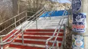 Teterower Treppen-Konflikt: Aus Vandalismus wird Gemeinschaftskunstwerk