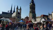 Trotz holprigem Start: Händler zeigen sich mit Osterfest in Halle zufrieden