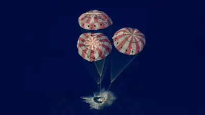 Artemis-Mission erfolgreich: Orion-Kapsel mit Crew sicher im Pazifik gelandet