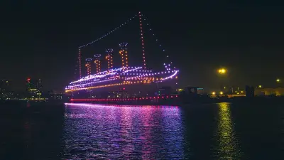 Belfast erlebt spektakuläre Drohnen-Show: Titanic erstrahlt am Himmel