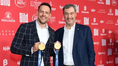 BILD lädt zur großen Sport-Party in München: Söder schwärmt von Bayern-Gala
