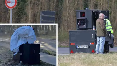 Blitzer auf Usedom lahmgelegt: Unbekannte stülpen Sack über Messanhänger