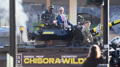 Box-Star Derek Chisora löst mit Panzerfahrt durch London Verwirrung aus