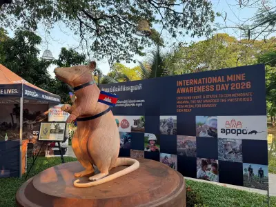 Denkmal für Minenheld Ratte Magawa: Eine Weltpremiere in Kambodscha