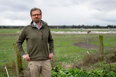 Eispanzer gegen Spätfrost: Brandenburger Landwirte schützen Heidelbeer-Ernte mit Beregnung
